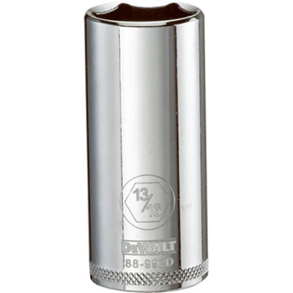 Stanley 0.37 in. Drive, 0.81 in. 6 Point Polished Chrome Vanadium Steel Socket 227845 - main